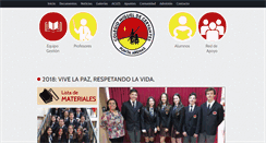 Desktop Screenshot of colegiomigueldecervantes.cl